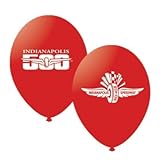11" Indianapolis Speedway Latex Balloons - Multicolor, 10 pieces