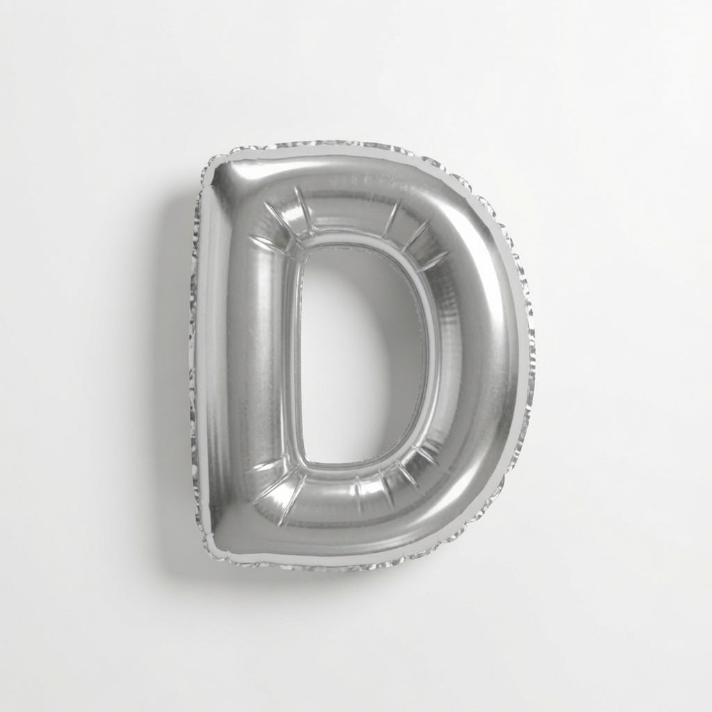 Mini Silver Letter D