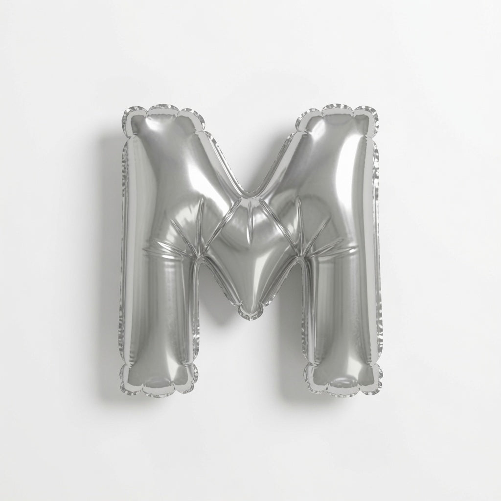 Mini Silver Letter M