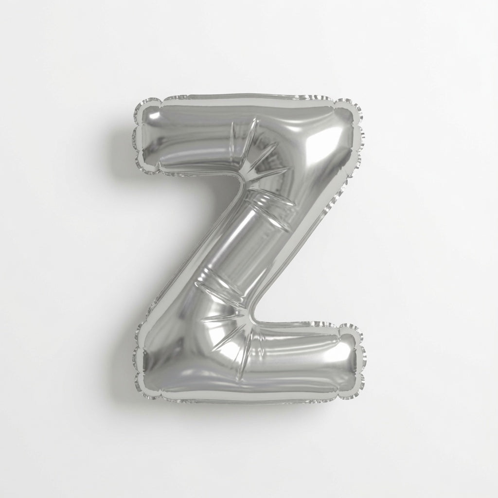 Mini Silver Letter Z
