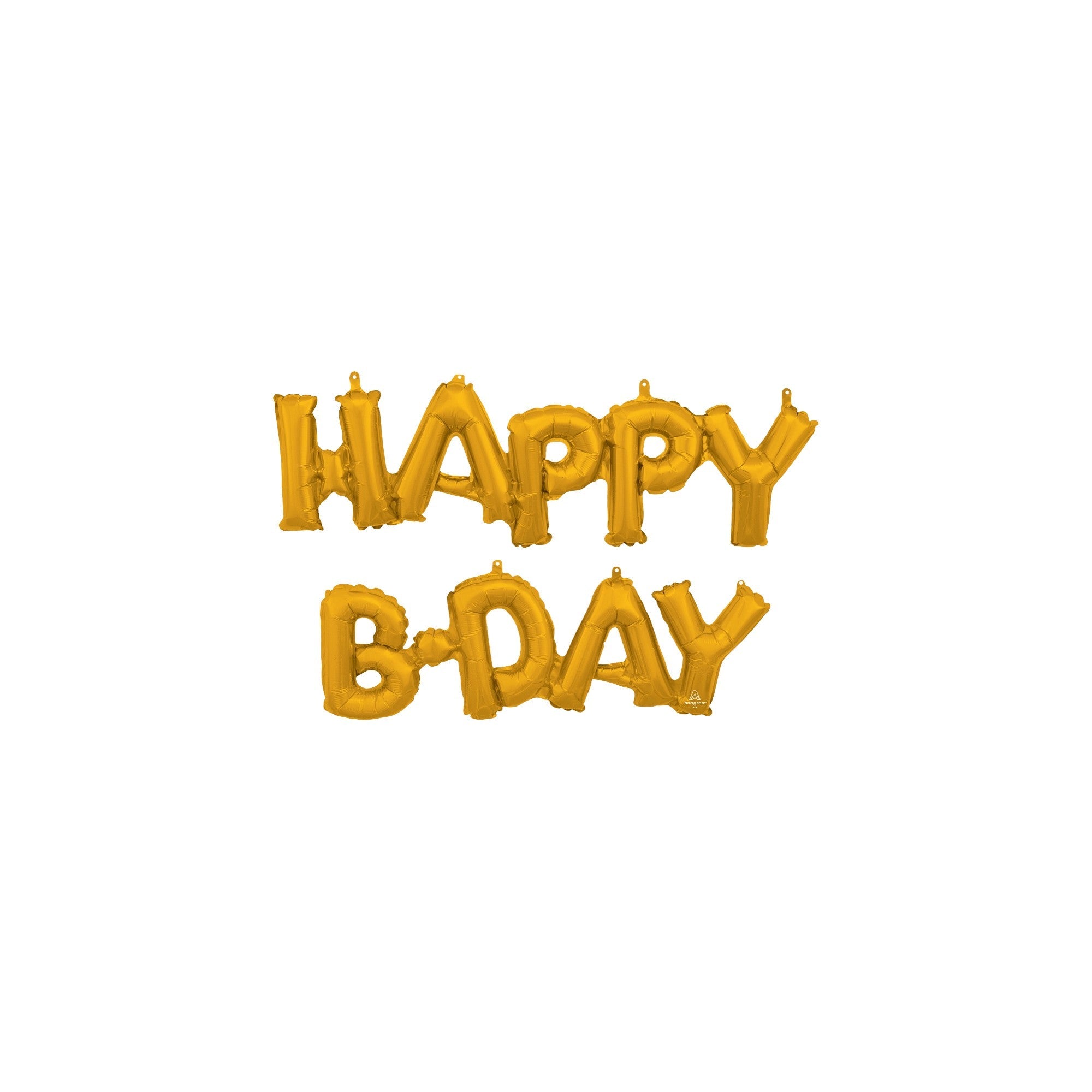MINI GLD AIR FILLED BLLN HBDAY