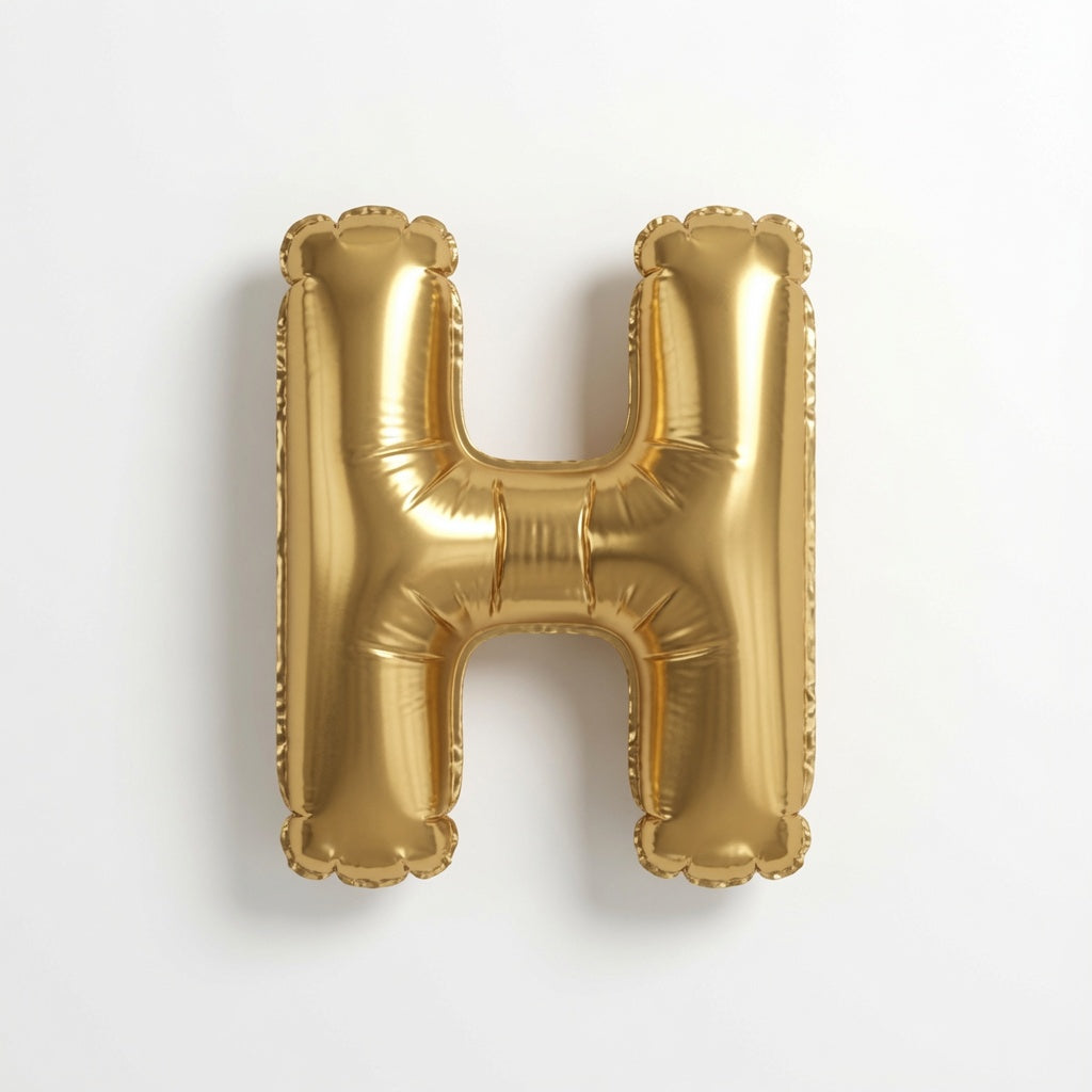 R/Gold Letter H