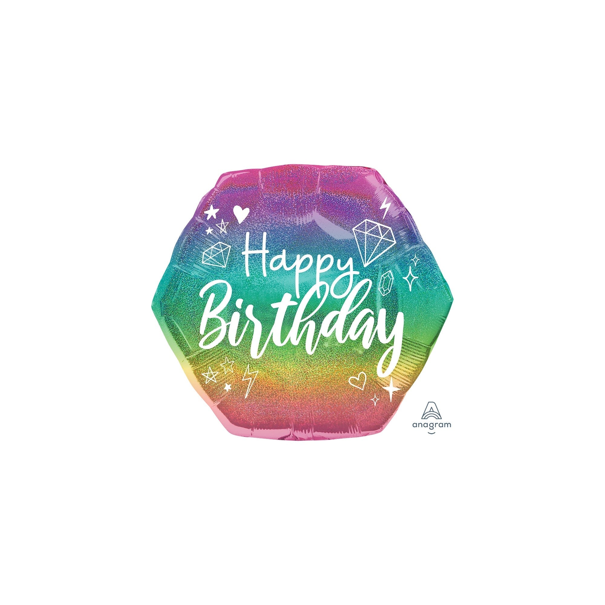 HB Sparkle Holographic SuperShape Foil 23"