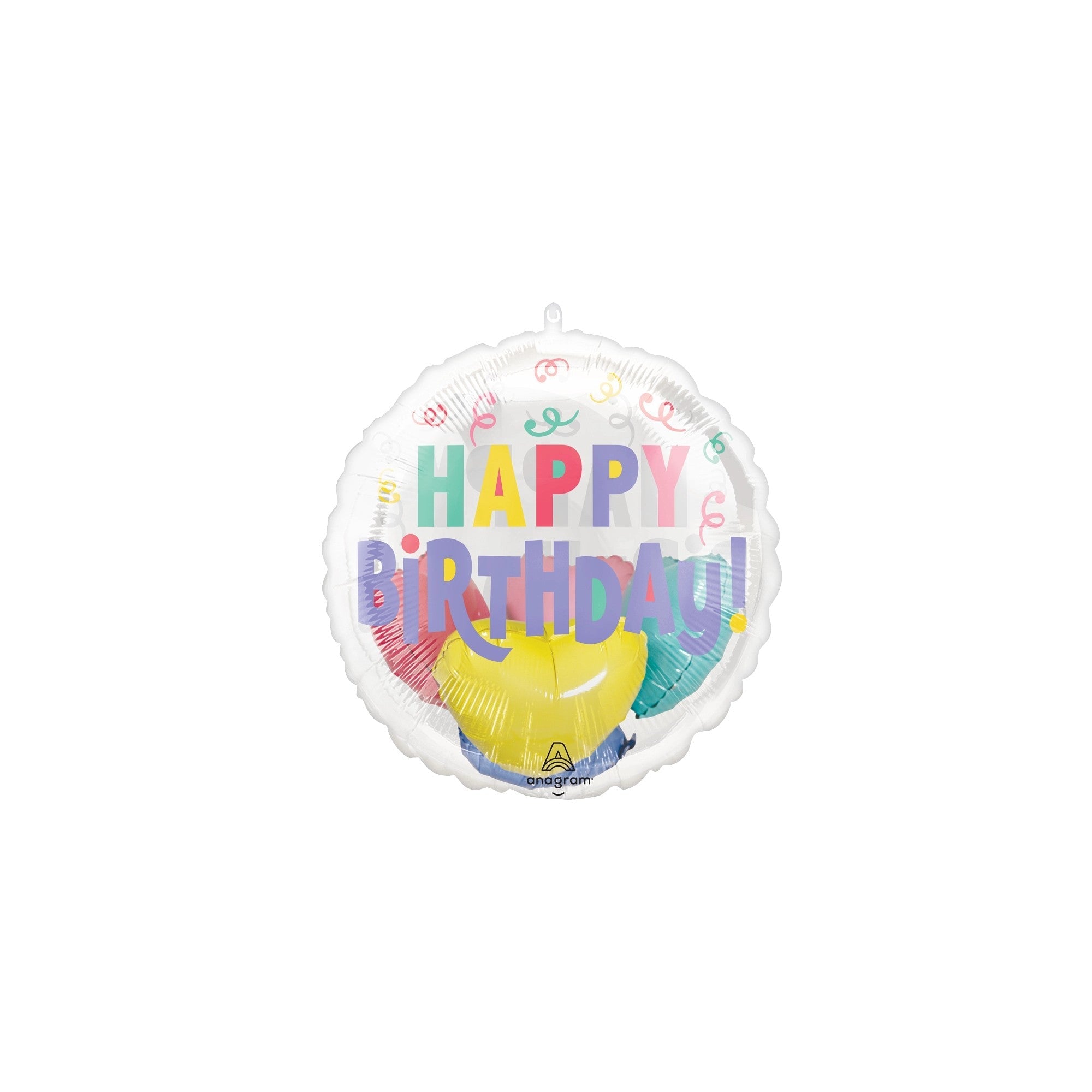 HAPPY BIRTHDAY with Hearts Inside