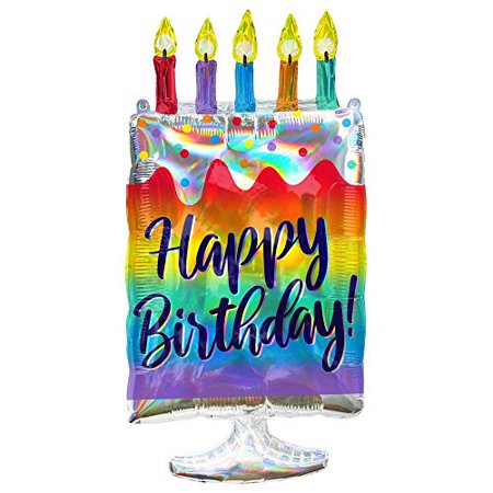 30" Iridescent Cake SuperShape™ Balloon