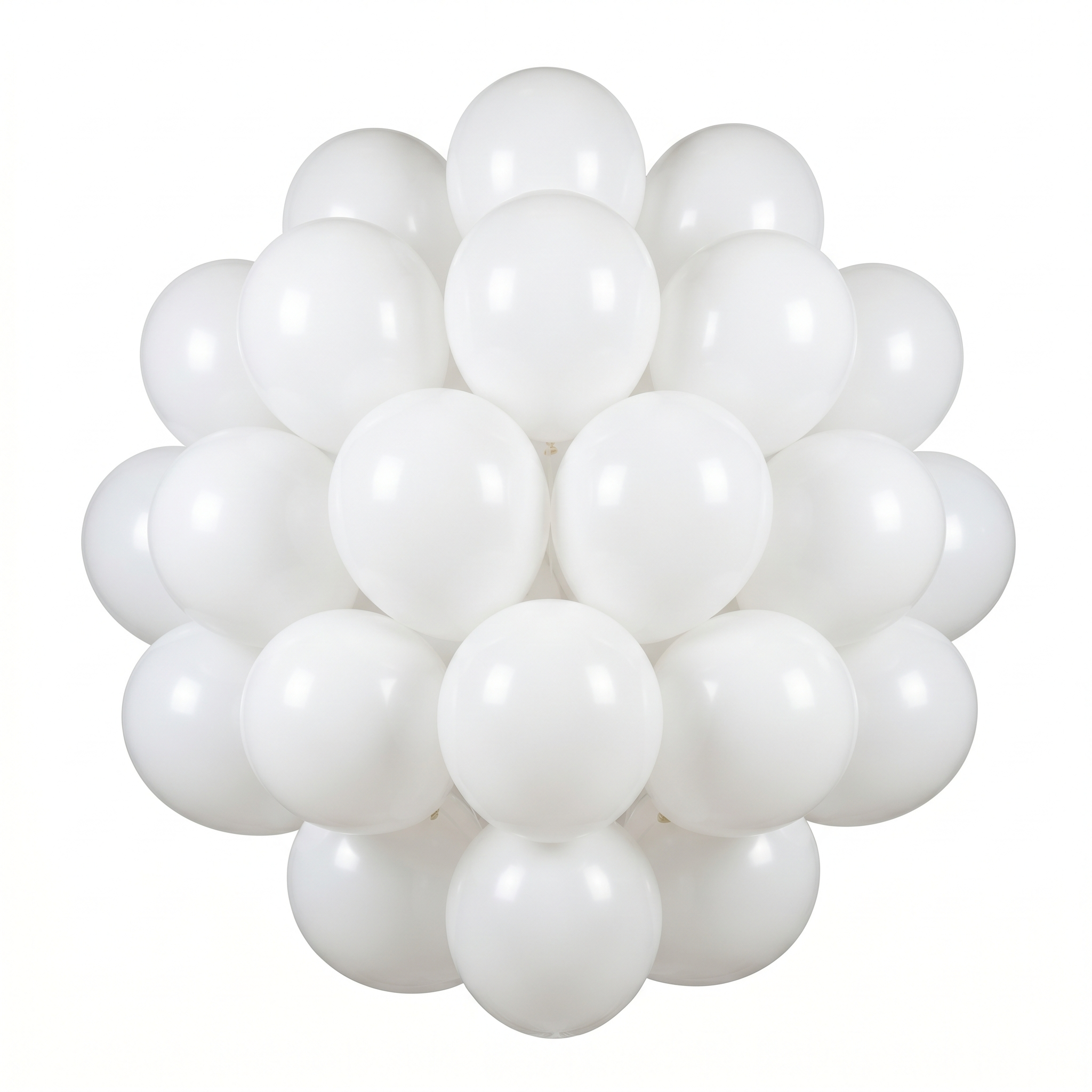 25CT 12IN WHT LTX BLLN PREM