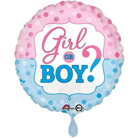 18" Gender Reveal Standard Balloon
