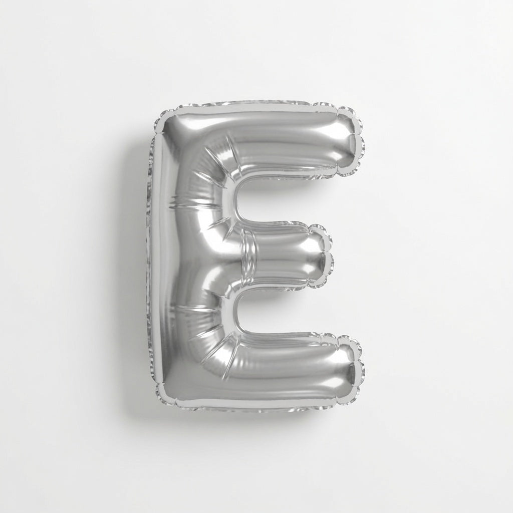 Mini Silver Letter E