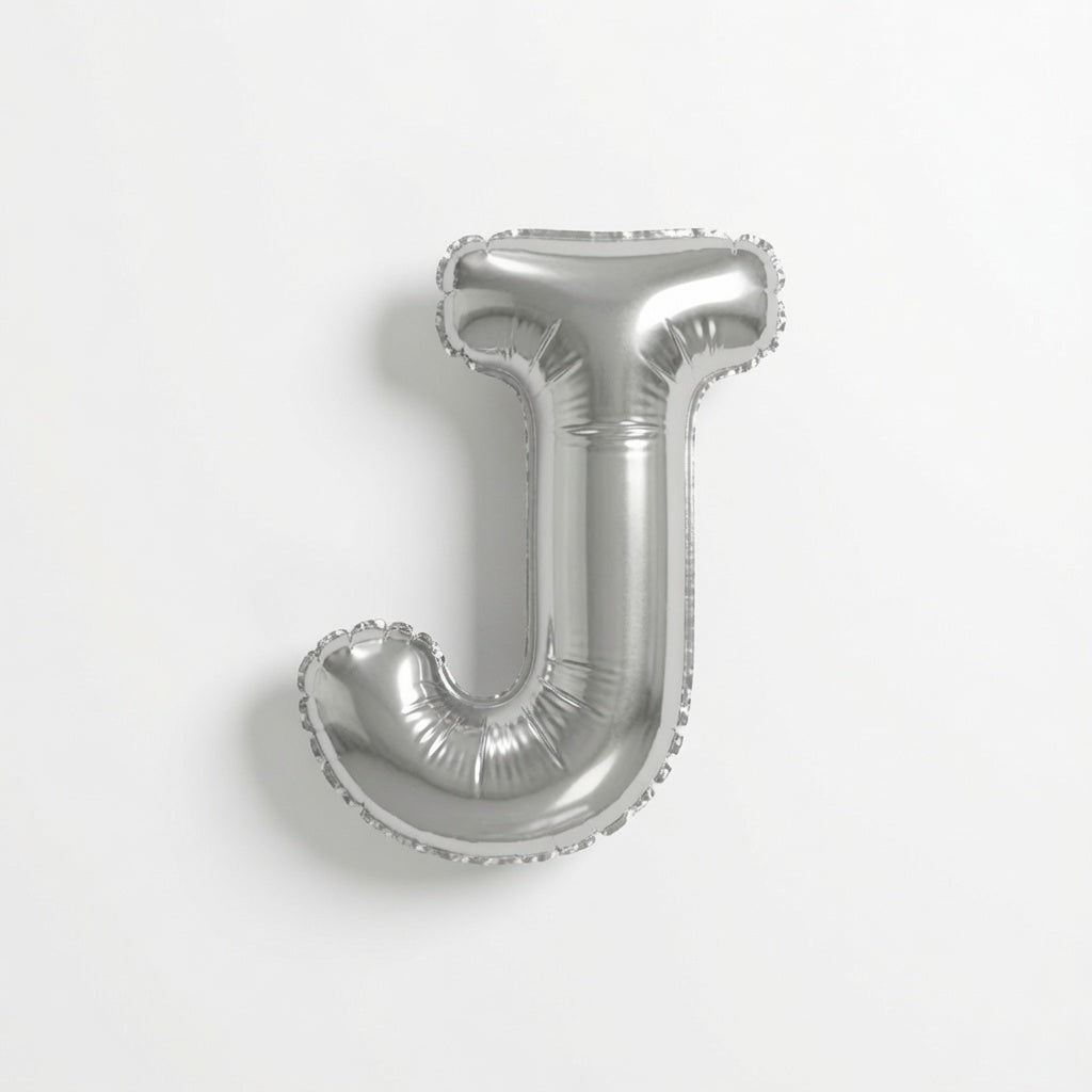 Mini Silver Letter J