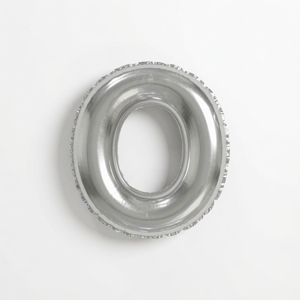 Mini Silver Letter O