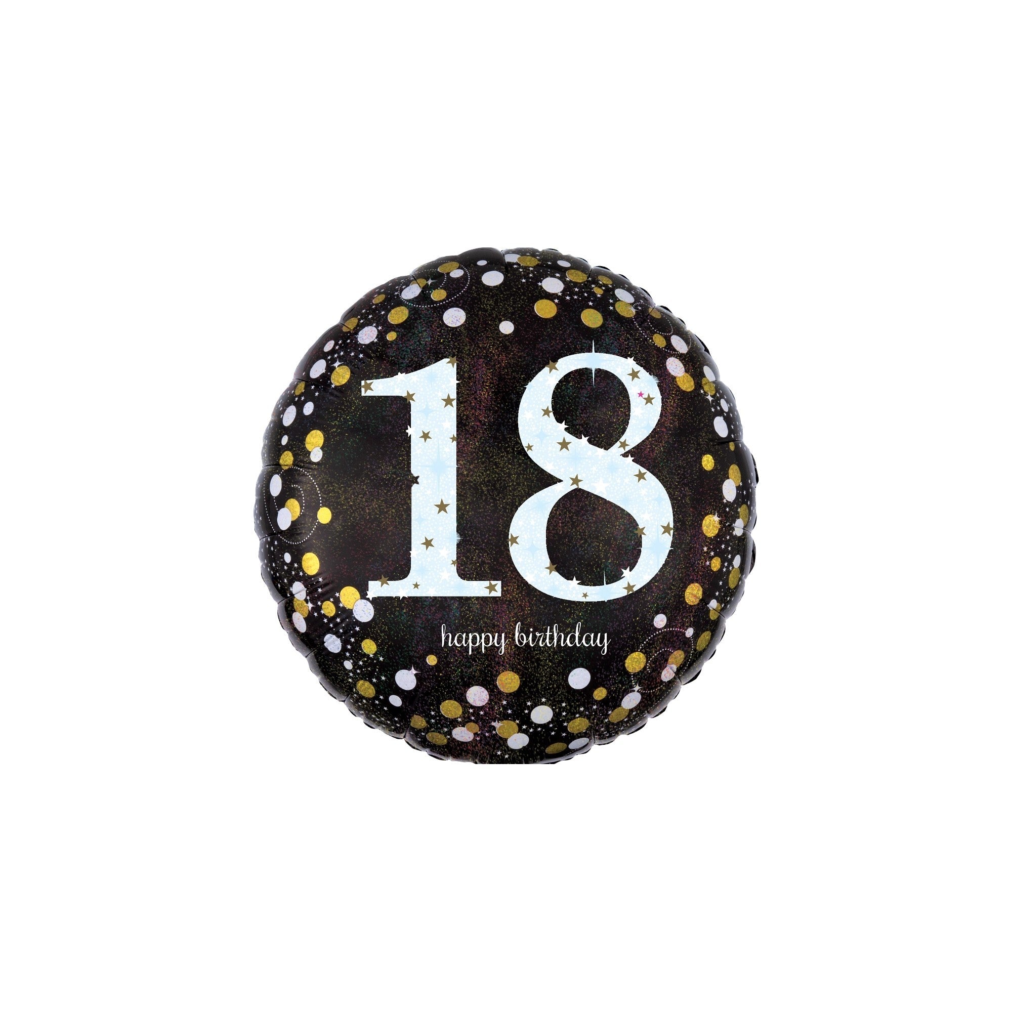 17" birthday black sparkle 18th