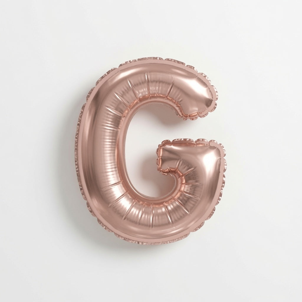 Rose Gld Letter G