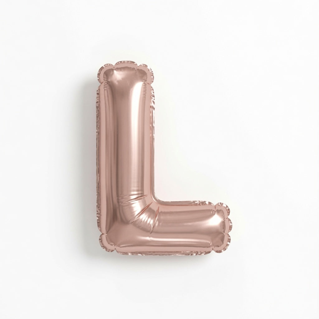 Rose Gld Letter L