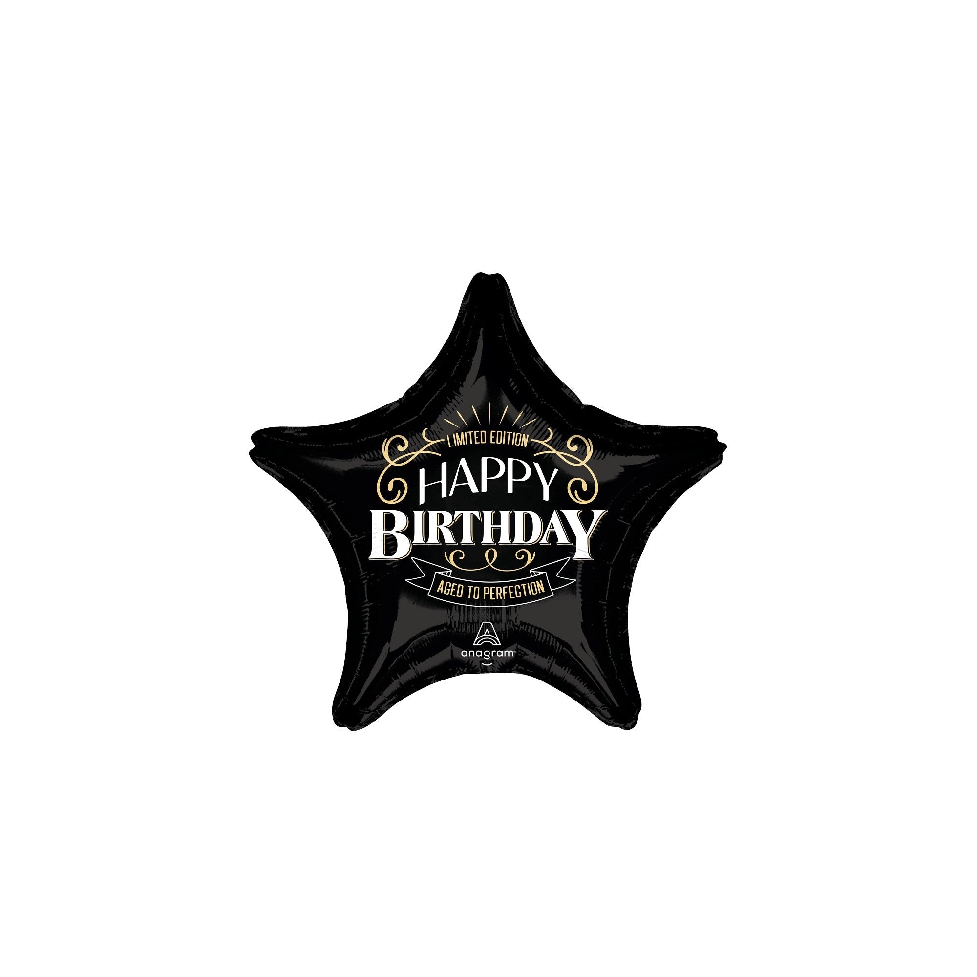 32" HB Black and Gold Star