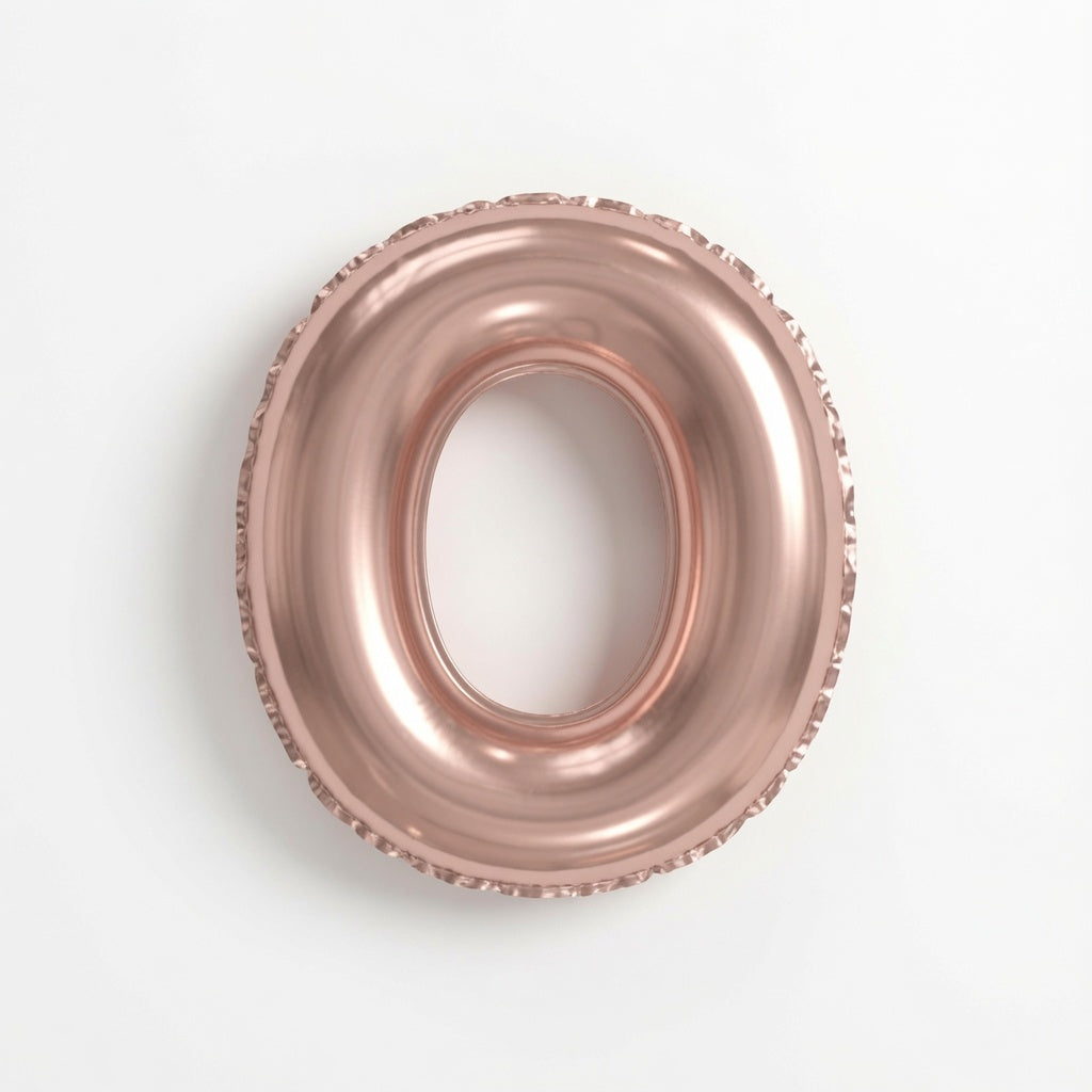 MINI ROSE GLD A/F BLLN LTR O