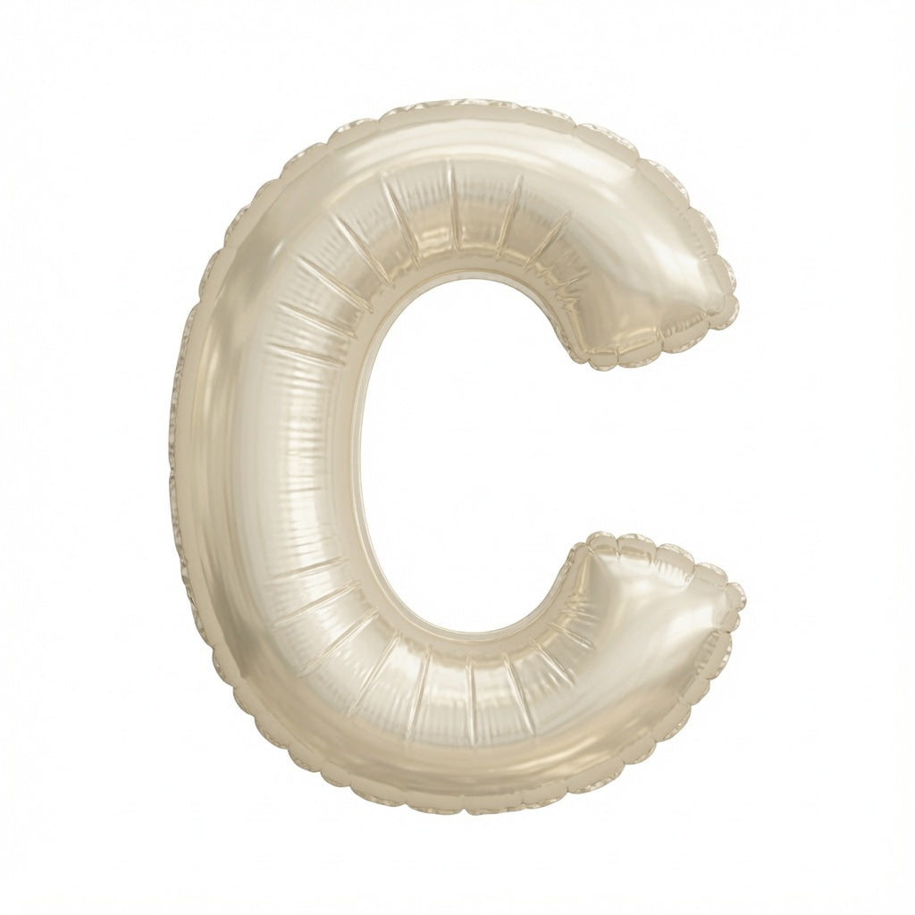 MINI WHT/GLD LTR C