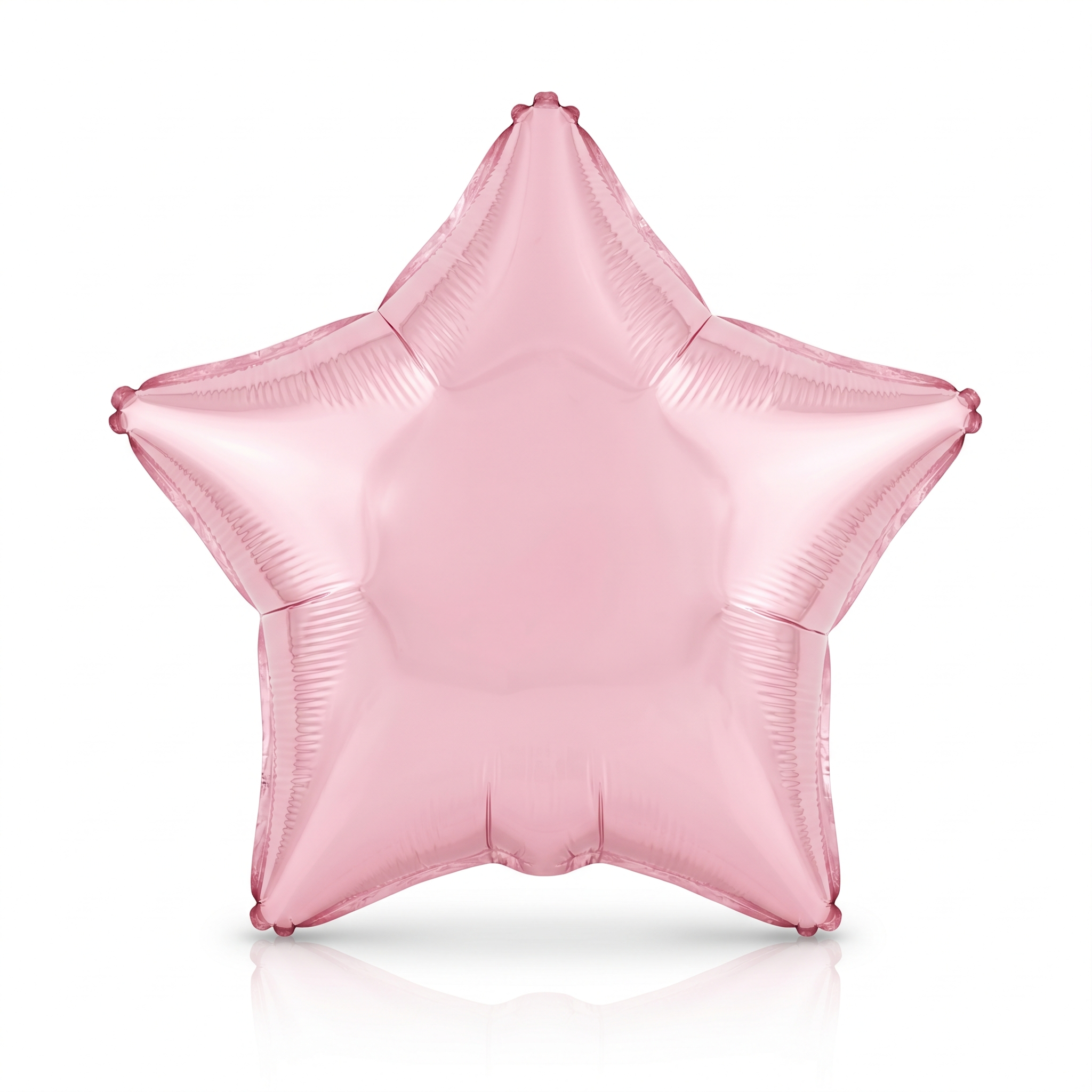 8" Metallic Pink Star Flat Balloon