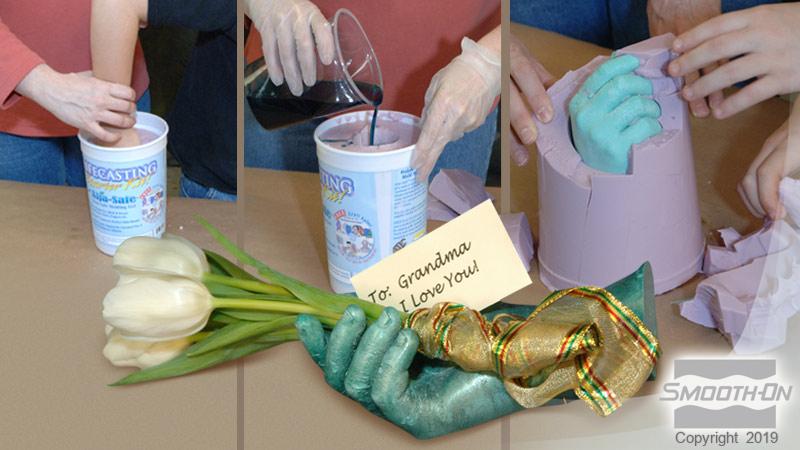 Smooth-On Lifecasting Starter Kit (Alja-Safe Hand Casting): example project 1